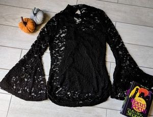 Black Lace Top